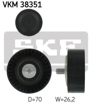 A_Ролик паразитний BMW 5/6/7/X5 "3,0/4,8L "01>> ="" SKF VKM38351