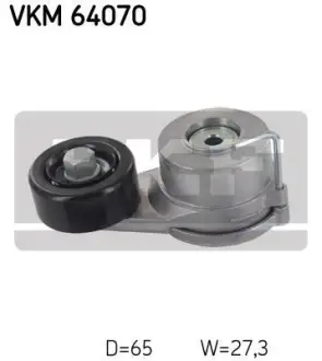Ролик натяжний HYUNDAI/KIA SantaFe/IX35/Sorento/Sportage 2,0-2,2CRDi "06>> ="" SKF VKM64070