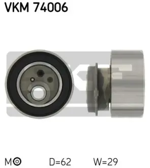 Ролик модуля натяжителя ремня SKF VKM 74006