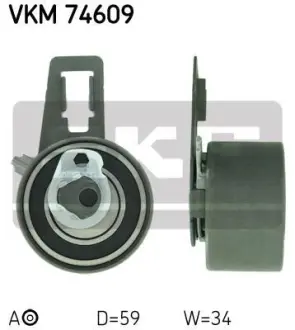 Ролик модуля натягувача ременя SKF VKM 74609 (фото 1)