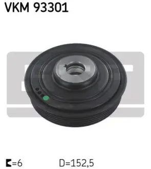 Шків ременя генератора SKF VKM 93301