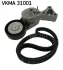 Комплект поліклиновий (ремінь+ролики) VKMA 31001 SKF VKMA 31001