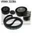 Комплект поліклиновий (ремінь+ролики) VKMA 31084 SKF VKMA 31084