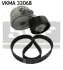 Комплект поліклиновий (ремінь+ролики) VKMA 33068 SKF VKMA 33068