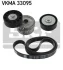 Комплект полікліновий (ремінь+ролики))) SKF VKMA 33095 (фото 1)