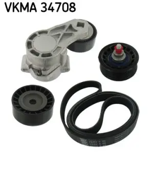 Комплект поліклиновий (ремінь+ролики) VKMA 34708 SKF VKMA34708