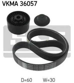 Комплект зубчастого ременя SKF VKMA 36057