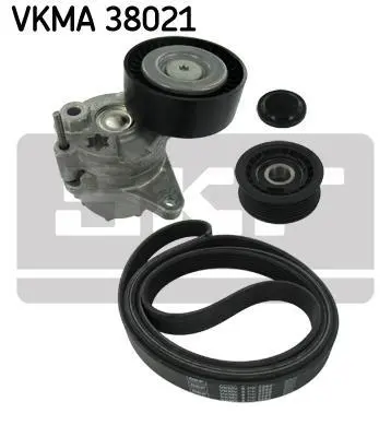 VW К-т поликлинового ремня (рем.+2ролика) DB W203/ SKF VKMA38021 (фото 1)