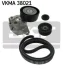 VW К-т поликлинового ремня (рем.+2ролика) DB W203/ SKF VKMA38021