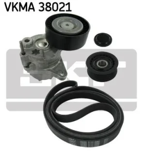 VW К-т поликлинового ремня (рем.+2ролика) DB W203/ SKF VKMA38021