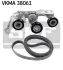 Ремкомплект ГРМ MERCEDES A-Class(W168) "1,6-1,7CDI "98-04 ="VKMA38061" SKF
