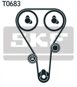 Роликовий модуль натягувача ременя (ролик, ремінь) SKF VKMA94010
