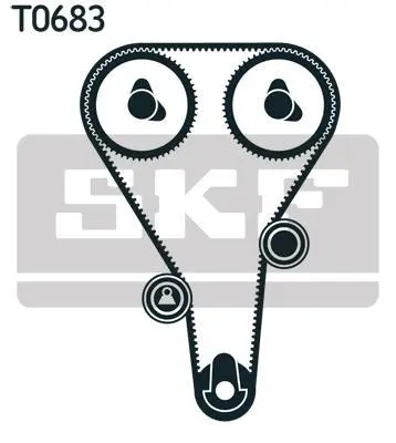 Комплект (ремінь+ролики) SKF VKMA94624 (фото 1)