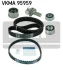 Комплект ГРМ (ремінь + ролик) HYUNDAI H-1, H-1 / STAREX, H-1 TRAVEL, SANTA FÉ I, SONATA IV KIA SORENTO I 2.4 06.97- VKMA 95959 SKF VKMA95959 (фото 2)