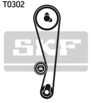 Роликовий модуль натягувача ременя (ролик, ремінь) SKF VKMA 96202