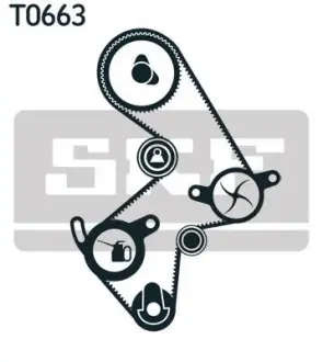 Ремкомплект ГРМ + помпа TOYOTA Avensis/Camry/CarinaE/Celica/Picnic/RAV4 "2,0-2,2 "85-01 ="" SKF VKMC91003