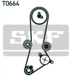 Водяний насос + комплект зубчастого реміня SKF VKMC 95660-1