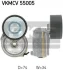 Натяжной ролик, поликлиновой ремень SKF VKMCV55005 (фото 1)