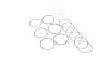 Кільця поршневі компл. на 3 поршні DAEWOO 68,50 1,2 x 1,5 x 2,8 mm (SM) SM MVI 791401-00-3 (фото 4)