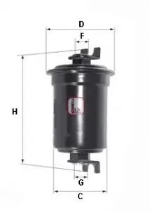 Фільтр паливний SOFIMA S1650B