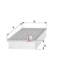 Фільтр повітряний MB 2,0-2,2 "93-96 ="" SOFIMA S2920A