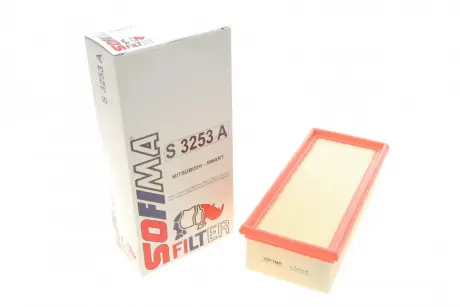 Фільтр повітряний MITSUBISHI "1,2-1,5 "04-06 ="" SOFIMA S3253A