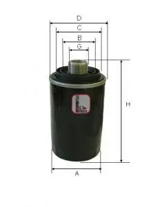 Фільтр масляний AUDI/VW/SKODA "1,8-2,0 "05-15 ="" SOFIMA S3493R