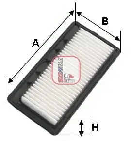 Фільтр повітряний HYUNDAI "1,3 "80-11 ="" SOFIMA S3538A