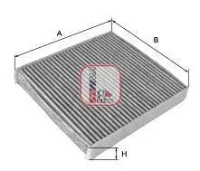 Фільтр салону Land Rover 16-/Range Rover/Lexus ES/RX 12-/Toyota Camry/Corolla/Rav4 06- (вугільний) SOFIMA S 4266 CA