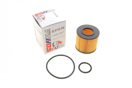 Фільтр масляний TOYOTA/DAIHATSU/SUBARU Yaris/Sirion/Trezia "1,0-1,3-1,5 "06>> ="" SOFIMA S5116PE
