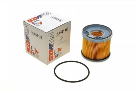 Фільтр паливний CITROEN/LANCIA/SUZUKI/FIAT/PEUGEOT ="" SOFIMA S6691N