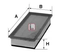 Фільтр повітряний AUDI/SEAT/SKODA/VW A3/Altea/Octavia/Passat "1,4-2,0 "04>> ="" SOFIMA S7712A