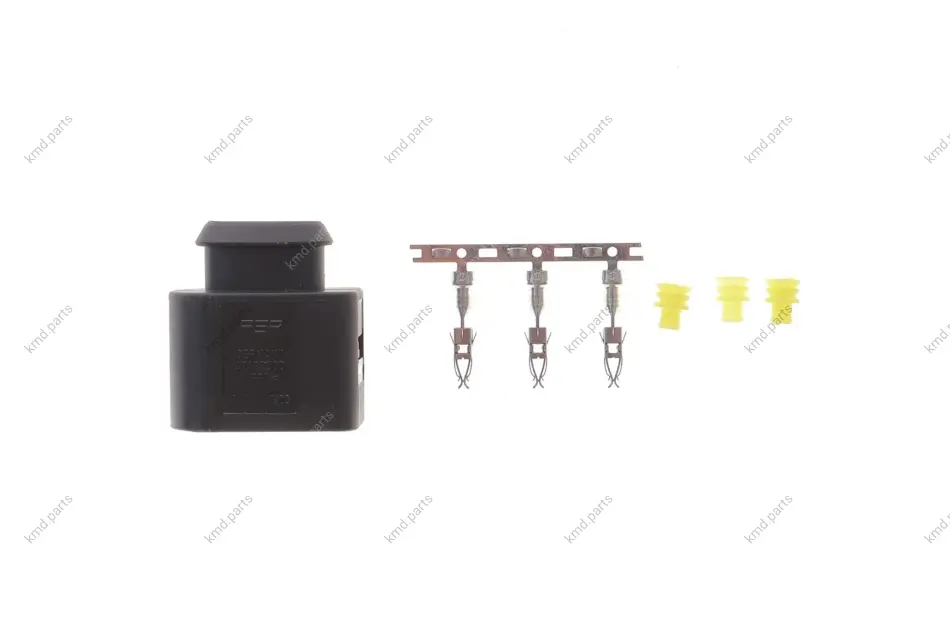 Роз\'єм (фішка) електричний VW Caddy 96-/Crafter/T5 03- (3 конт.) (2.8mm) SOLGY Solgy 412048 (фото 1)