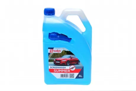 Омыватель стекла лето (4L) Антимошка SOLGY Solgy 501003