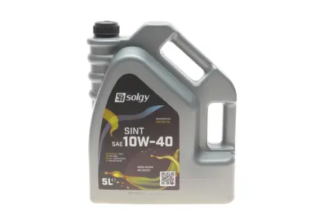 Масло 10W40 SINT (5L) (SN/CF/A3/B4/MB 229.5/MB 229.1/MB 229.3/VW 502.00/VW 505.00/RN0700/RN0710) SOLGY Solgy 504032