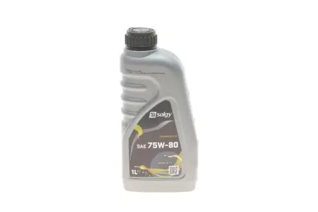 Масло 75W80 TRANSMISSION (1L) (API GL-4 /MB235.10/GM 1940182/FORD WSD M2C200-D) SOLGY Solgy 504035