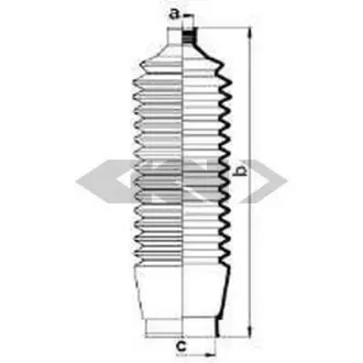 Пильовик рульового механізма GKN SPIDAN 83836