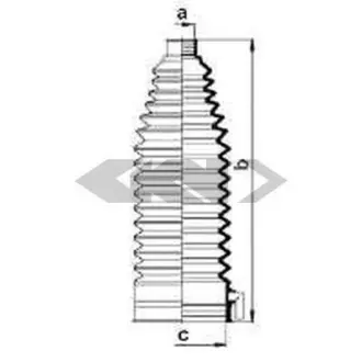 Пильовик рульового механізма GKN SPIDAN 83843