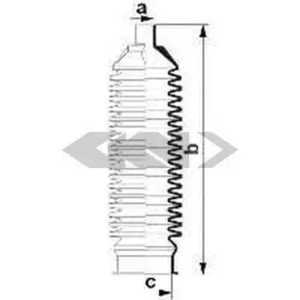 Пильовик рульового механізма GKN SPIDAN 84029