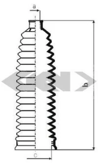 Чохол захисний лів/прав (довжина195мм 16мм/64мм) BMW 1 (E81), 1 (E82), 1 (E87), 1 (E88), 3 (E90), 3 (E91), 3 (E92), 3 (E93), I8 (I12), I8 (I15), X1 (E84), X5 (F15, F85), X6 (F16 1.5H-4.4 06.04-06.20 0.084102 SPIDAN 84102