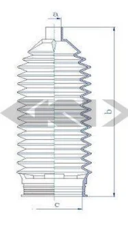 Чохол захисний Лів/Прав (довжина172мм 16мм/47мм) HYUNDAI ACCENT IV, I10 I, I20 I, I30, IX20, VELOSTER KIA CEE\'D, RIO III, SOUL I, VENGA 1.1-2.0D 09.07- 0.084233 SPIDAN 84233