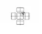 Хрестовина 27,0x80,12 HYUNDAI/VW H-1/LT &quot;2,0-3,0 &quot;93-12 =&quot;&quot; SPIDAN U528 (фото 3)