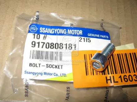 Болт кошика зчеплення (вир-во SsangYong) SSANGYONG 9170808181