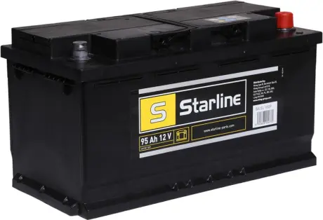 Акумулятор, R"+" 95Ah, En800 (353 x 175 x 190) правий "+", B13 STARLINE BA SL 100P