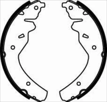 Гальмівні колодки барабанні STARLINE BC 07450