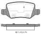 Гальмівні колодки дискові STARLINE BD S302 (фото 1)
