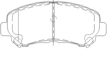 Гальмівні колодки дискові STARLINE BD S502
