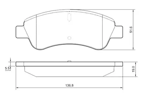 Гальмівні колодки дискові STARLINE BD S842P