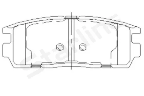 Гальмівні колодки дискові STARLINE BD S851P