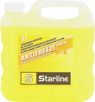 Антифриз KR / RENAULT / концентрат / 3л. / етиленгліколь / жовтий / Renault 41-01-001 D / STARLINE NA KR-3